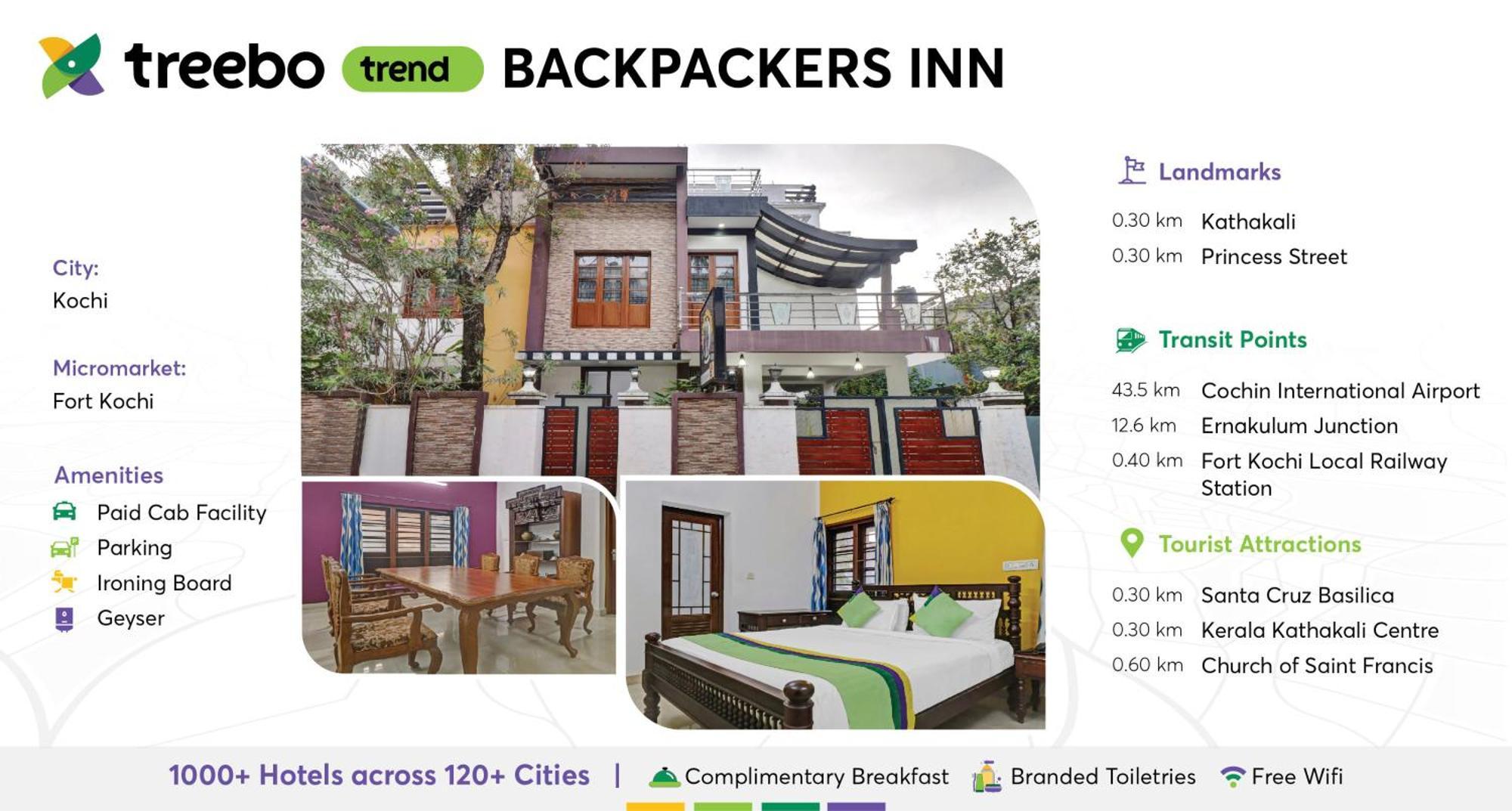 Treebo Backpackers Inn Kochi エクステリア 写真